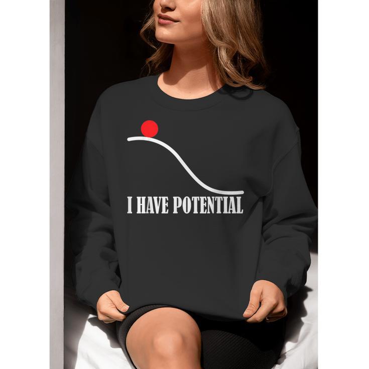 Physics I Have Potential Energy Physics Teacher Women Crewneck Sweatshirt, funny gift Physics I Have Potential Energy Physics Teacher Women Crewneck Sweatshirt, funny gift