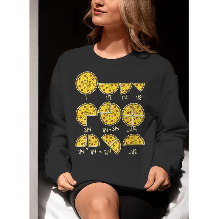 Pizza Salami Cheese Quick Math Fractions Math Teachers For Men Women Girls Kids Women Crewneck Sweatshirt, funny gift Pizza Salami Cheese Quick Math Fractions Math Teachers For Men Women Girls Kids Women Crewneck Sweatshirt, funny gift