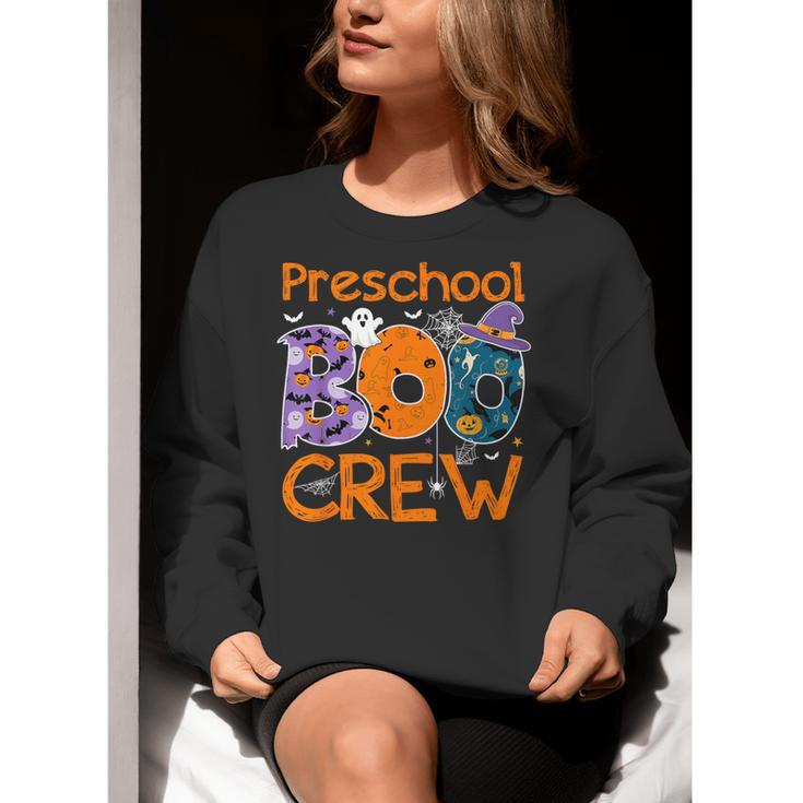 Preschool Boo Crew Preschool Halloween Teacher Kids Women Crewneck Sweatshirt, funny gift Preschool Boo Crew Preschool Halloween Teacher Kids Women Crewneck Sweatshirt, funny gift