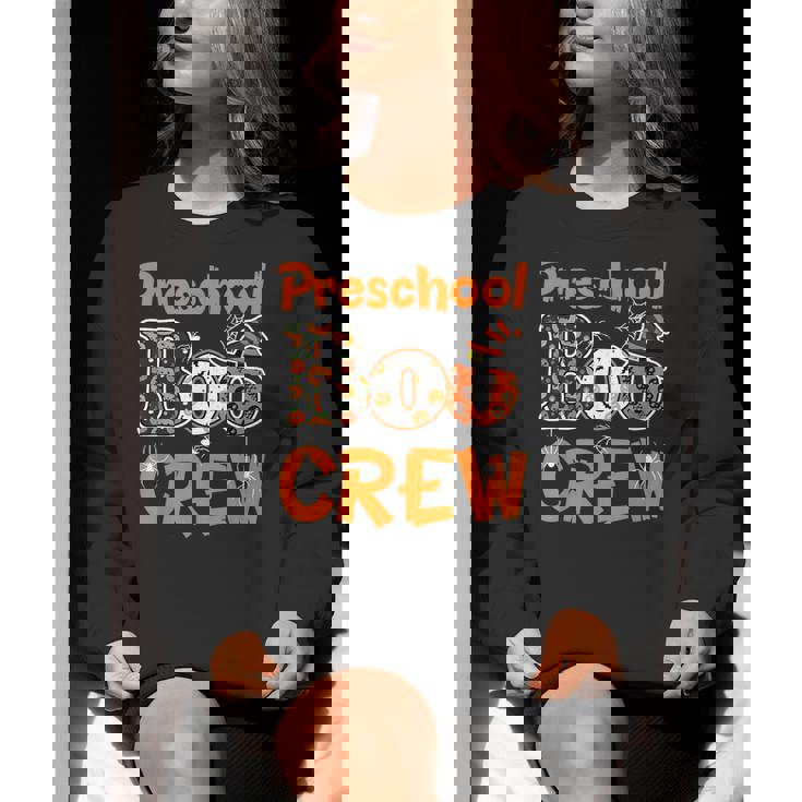 Preschool Boo Crew Halloween Teachers Students Costume Women Crewneck Sweatshirt, funny gift