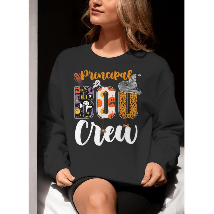 Principal Boo Crew Ghost Halloween Teachers School Matching Women Crewneck Sweatshirt, funny gift Principal Boo Crew Ghost Halloween Teachers School Matching Women Crewneck Sweatshirt, funny gift