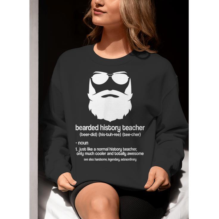 Professor Ancient Teaching Education Bearded History Teacher Women Crewneck Sweatshirt, History Teacher Sweatshirts, funny gift Professor Ancient Teaching Education Bearded History Teacher Women Crewneck Sweatshirt, History Teacher Sweatshirts, funny gift