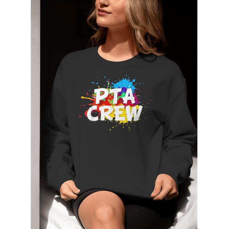 PTA Crew Back To School Volunteer Board Mom Parent Teacher Women Crewneck Sweatshirt, funny gift PTA Crew Back To School Volunteer Board Mom Parent Teacher Women Crewneck Sweatshirt, funny gift