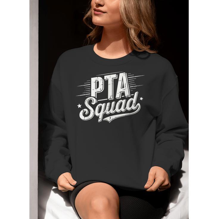 PTA Squad Parent Teacher Association Back To School Teacher Women Crewneck Sweatshirt, funny gift PTA Squad Parent Teacher Association Back To School Teacher Women Crewneck Sweatshirt, funny gift