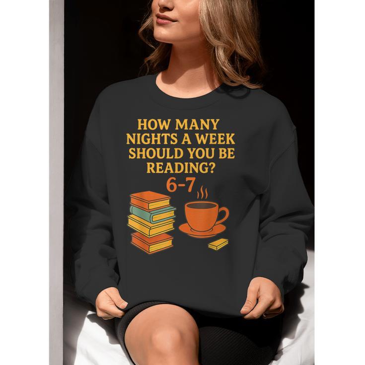 Reading 67 Meme English Teacher 6 7 Book Lover Humor Women Crewneck Sweatshirt, English Teacher Sweatshirts, funny gift