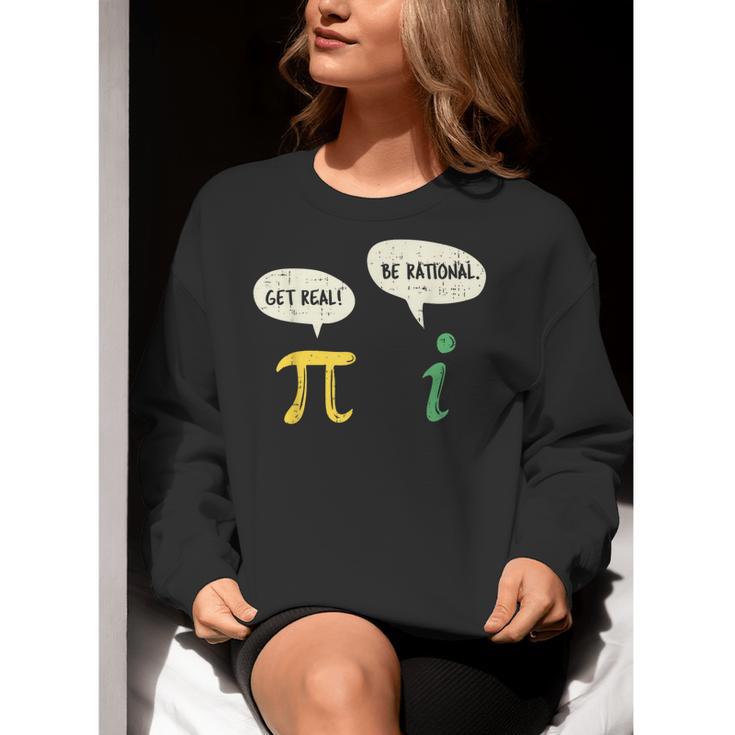 Get Real Be Rational Shirt Pi Math Teacher Geek Women Crewneck Sweatshirt, funny gift Get Real Be Rational Shirt Pi Math Teacher Geek Women Crewneck Sweatshirt, funny gift