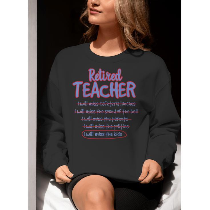 Retiring Teacher Tshirt For Retired Teachers For Men Women Women Crewneck Sweatshirt, funny gift Retiring Teacher Tshirt For Retired Teachers For Men Women Women Crewneck Sweatshirt, funny gift