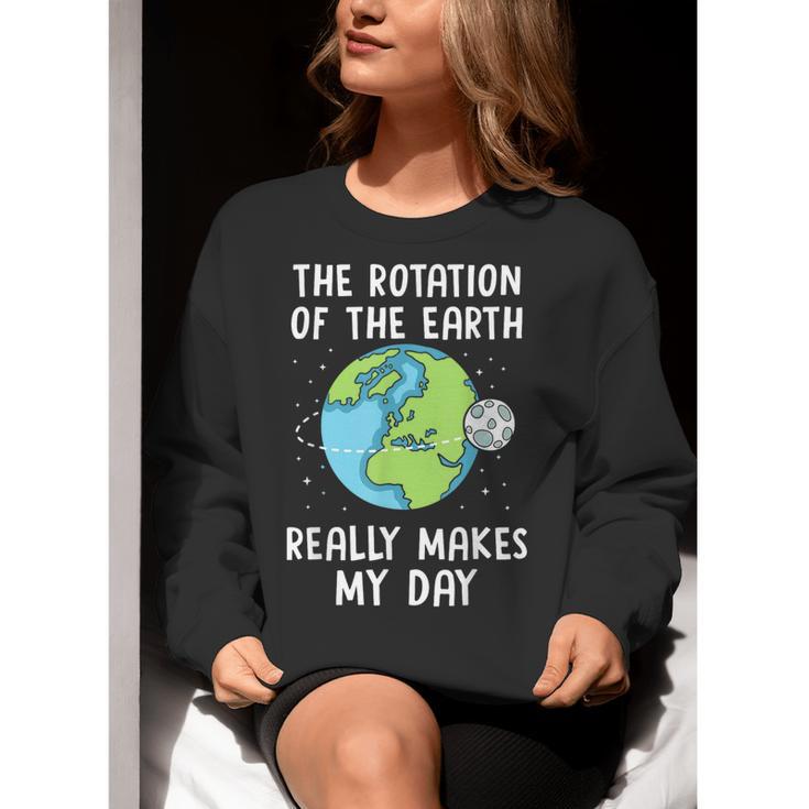 Rotation Of The Earth Makes My Day Science Teacher Earth Day Women Crewneck Sweatshirt, Science Teacher Sweatshirts, funny gift Rotation Of The Earth Makes My Day Science Teacher Earth Day Women Crewneck Sweatshirt, Science Teacher Sweatshirts, funny gift