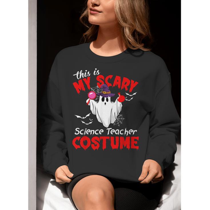 This Is My Scary Science Teacher Costume Ghost Halloween Women Crewneck Sweatshirt, Science Teacher Sweatshirts, funny gift This Is My Scary Science Teacher Costume Ghost Halloween Women Crewneck Sweatshirt, Science Teacher Sweatshirts, funny gift