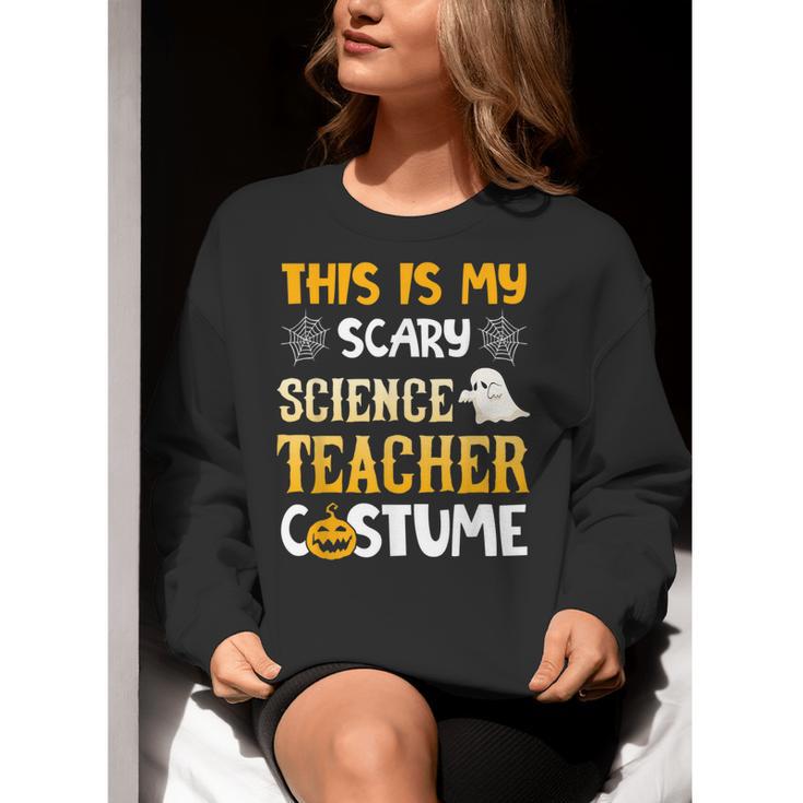 This Is My Scary Science Teacher Halloween Costumes Men Women Kids Women Crewneck Sweatshirt, Science Teacher Sweatshirts, funny gift This Is My Scary Science Teacher Halloween Costumes Men Women Kids Women Crewneck Sweatshirt, Science Teacher Sweatshirts, funny gift