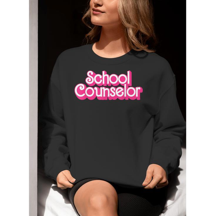 School Counselor Back To School Teacher Life Women Crewneck Sweatshirt, funny gift School Counselor Back To School Teacher Life Women Crewneck Sweatshirt, funny gift
