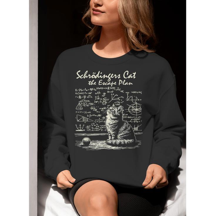 SchröDinger's Cat Escape Plan Science Teacher For Men Women Kids Women Crewneck Sweatshirt, Science Teacher Sweatshirts, funny gift SchröDinger's Cat Escape Plan Science Teacher For Men Women Kids Women Crewneck Sweatshirt, Science Teacher Sweatshirts, funny gift