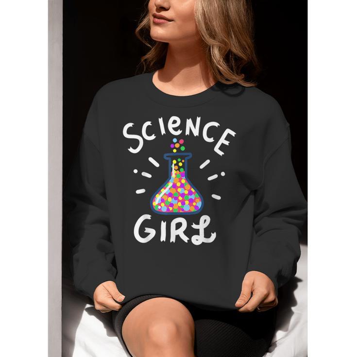 Science Girl Chemistry Biology Student Teacher Women Crewneck Sweatshirt, Science Teacher Sweatshirts, funny gift