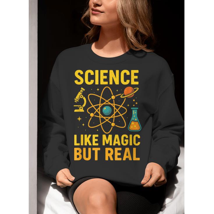 Science Like Magic But Real Nerdy Teacher Women Crewneck Sweatshirt, Science Teacher Sweatshirts, funny gift Science Like Magic But Real Nerdy Teacher Women Crewneck Sweatshirt, Science Teacher Sweatshirts, funny gift
