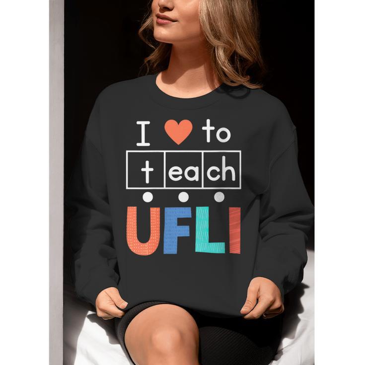 Science Of Reading I Love To Teach UFLI Teacher Literacy Women Crewneck Sweatshirt, Science Teacher Sweatshirts, funny gift Science Of Reading I Love To Teach UFLI Teacher Literacy Women Crewneck Sweatshirt, Science Teacher Sweatshirts, funny gift