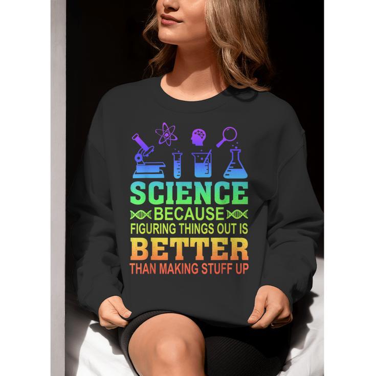 Science Teacher Because Figuring Things Out Is Better Than Women Crewneck Sweatshirt, Science Teacher Sweatshirts, funny gift Science Teacher Because Figuring Things Out Is Better Than Women Crewneck Sweatshirt, Science Teacher Sweatshirts, funny gift