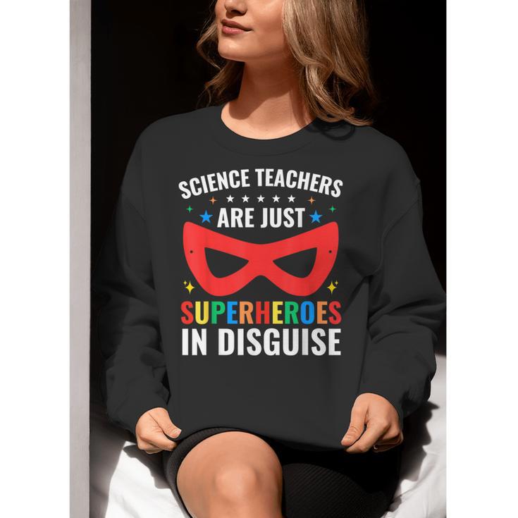 Science Teachers Are Just Superheroes In Disguise Women Men Women Crewneck Sweatshirt, Science Teacher Sweatshirts, funny gift Science Teachers Are Just Superheroes In Disguise Women Men Women Crewneck Sweatshirt, Science Teacher Sweatshirts, funny gift