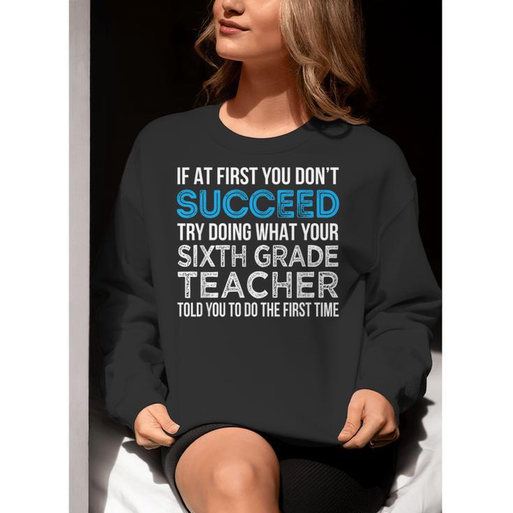 Sixth Grade Teacher 6th Grade Teacher T-Shirt Women Crewneck Sweatshirt, funny gift Sixth Grade Teacher 6th Grade Teacher T-Shirt Women Crewneck Sweatshirt, funny gift