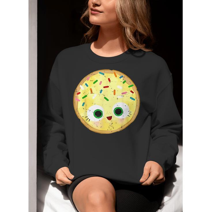 The Smart Cookie Good Egg Teacher Halloween Costume Food Women Crewneck Sweatshirt, funny gift The Smart Cookie Good Egg Teacher Halloween Costume Food Women Crewneck Sweatshirt, funny gift
