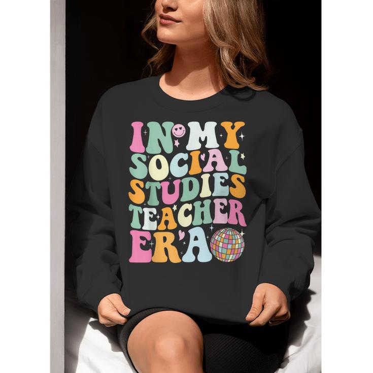 In My Social Studies Teacher Era Cute Social Studies Teacher Women Crewneck Sweatshirt, funny gift In My Social Studies Teacher Era Cute Social Studies Teacher Women Crewneck Sweatshirt, funny gift
