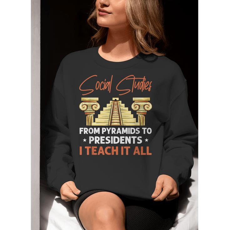 Social Studies Teacher World History Teacher Men Women Women Crewneck Sweatshirt, History Teacher Sweatshirts, funny gift