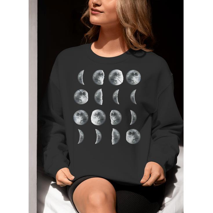 Space Science Student Teacher Leonard Moon Phases Men Women Kids Women Crewneck Sweatshirt, Science Teacher Sweatshirts, funny gift Space Science Student Teacher Leonard Moon Phases Men Women Kids Women Crewneck Sweatshirt, Science Teacher Sweatshirts, funny gift