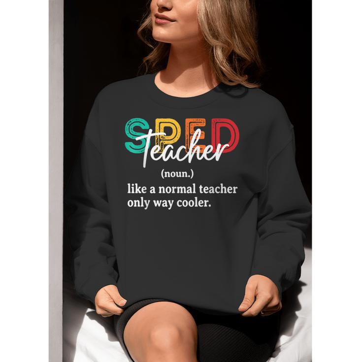 Special Education For Men Women SPED Teacher Women Crewneck Sweatshirt, funny gift