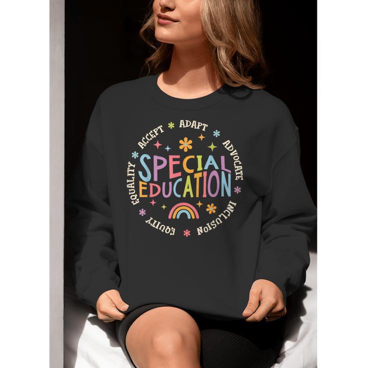 Special Education Teacher Autism Awareness For Men Women Women Crewneck Sweatshirt, funny gift