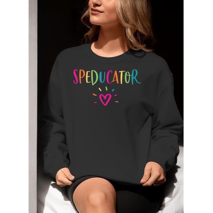 Speducator Shirt Special Education Teacher Sped Ed Women Crewneck Sweatshirt, funny gift