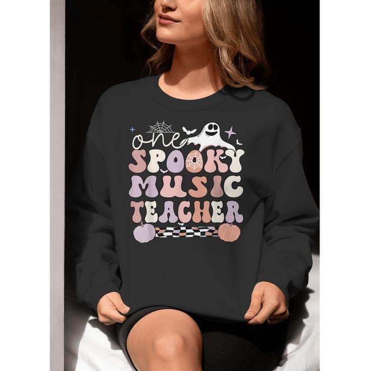 Spooky Music Teacher Halloween Music Teaching Men Women Women Crewneck Sweatshirt, funny gift Spooky Music Teacher Halloween Music Teaching Men Women Women Crewneck Sweatshirt, funny gift