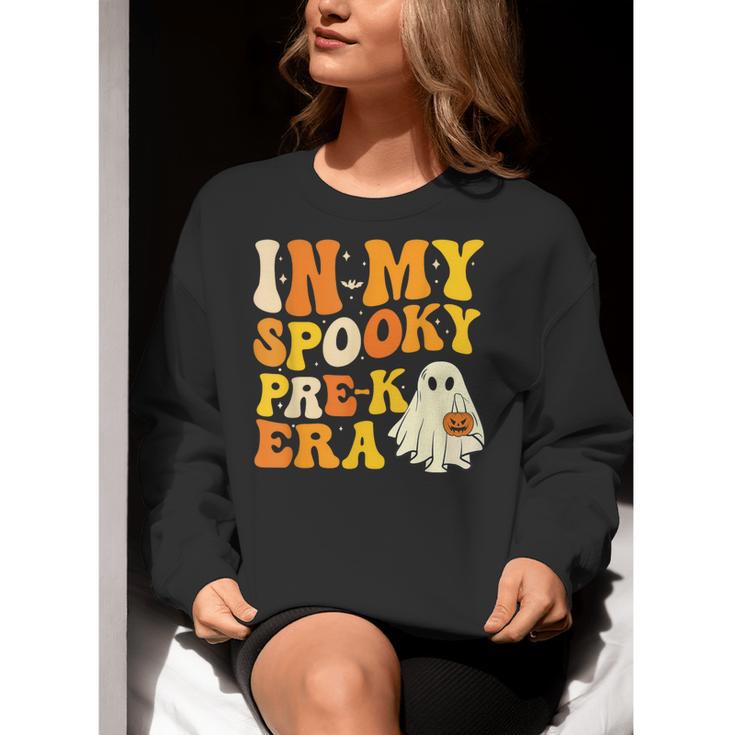 In My Spooky PRE-K Teacher Era Halloween Costume Tee Women Crewneck Sweatshirt, funny gift In My Spooky PRE-K Teacher Era Halloween Costume Tee Women Crewneck Sweatshirt, funny gift