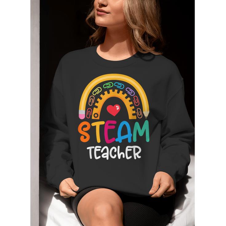 STEAM Teacher Squad Team Crew Back To School STEM Special Women Crewneck Sweatshirt, funny gift STEAM Teacher Squad Team Crew Back To School STEM Special Women Crewneck Sweatshirt, funny gift