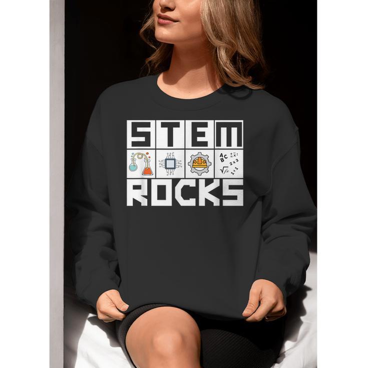 STEM Rocks Science Technology Engineering Math STEM Teacher Women Crewneck Sweatshirt, Science Teacher Sweatshirts, funny gift STEM Rocks Science Technology Engineering Math STEM Teacher Women Crewneck Sweatshirt, Science Teacher Sweatshirts, funny gift