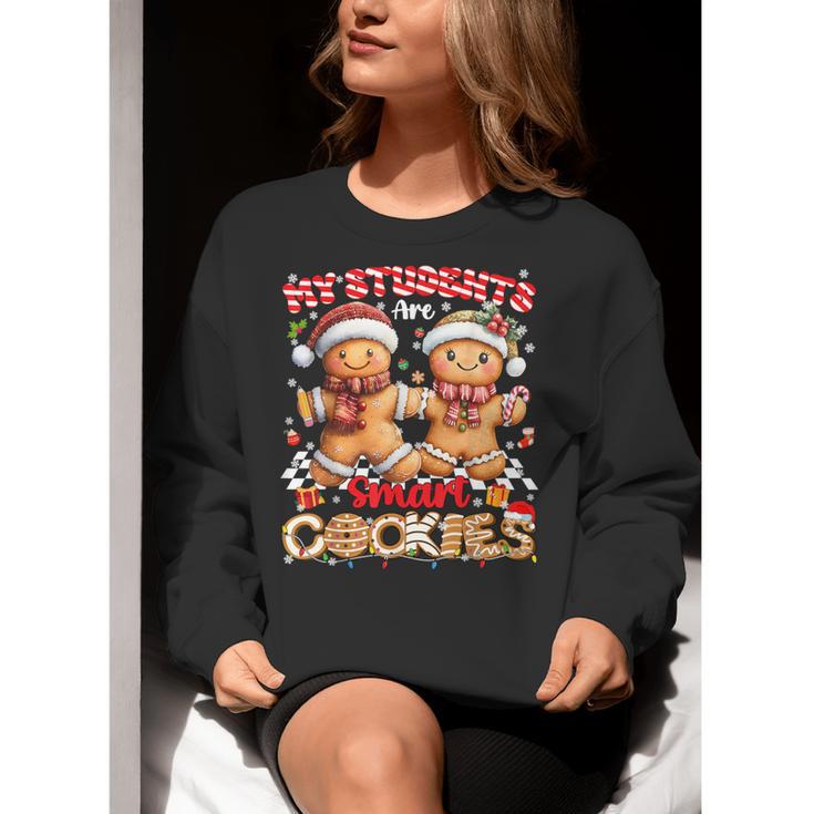 My Student Are Smart Cookies Pjs Christmas Xmas Teacher Women Crewneck Sweatshirt, funny gift My Student Are Smart Cookies Pjs Christmas Xmas Teacher Women Crewneck Sweatshirt, funny gift