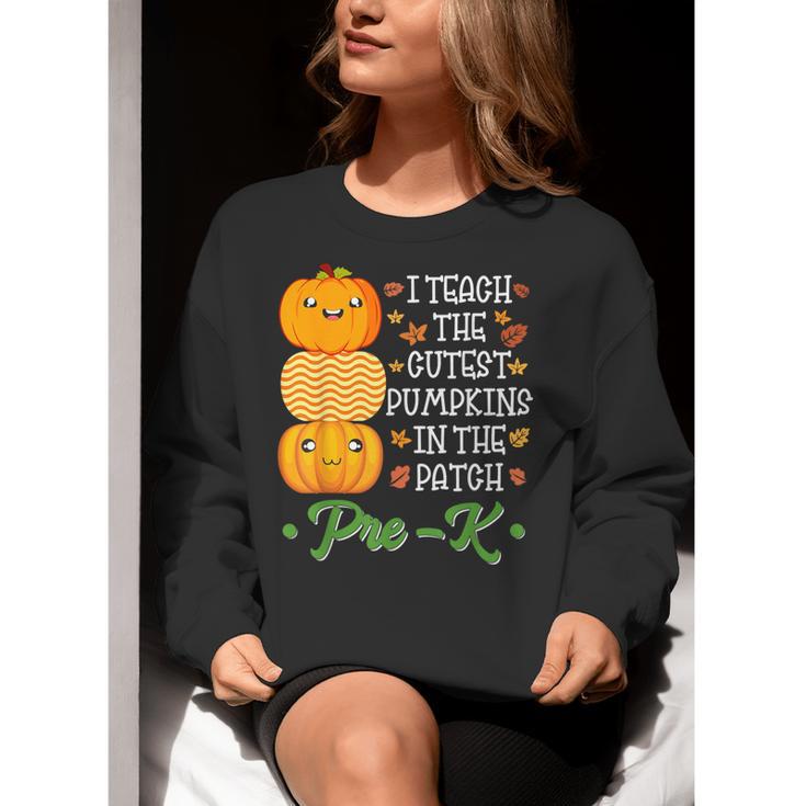 I Teach Cutest Pumpkins In Patch Thanksgiving Teacher Pre-K For Men Women Women Crewneck Sweatshirt, funny gift I Teach Cutest Pumpkins In Patch Thanksgiving Teacher Pre-K For Men Women Women Crewneck Sweatshirt, funny gift