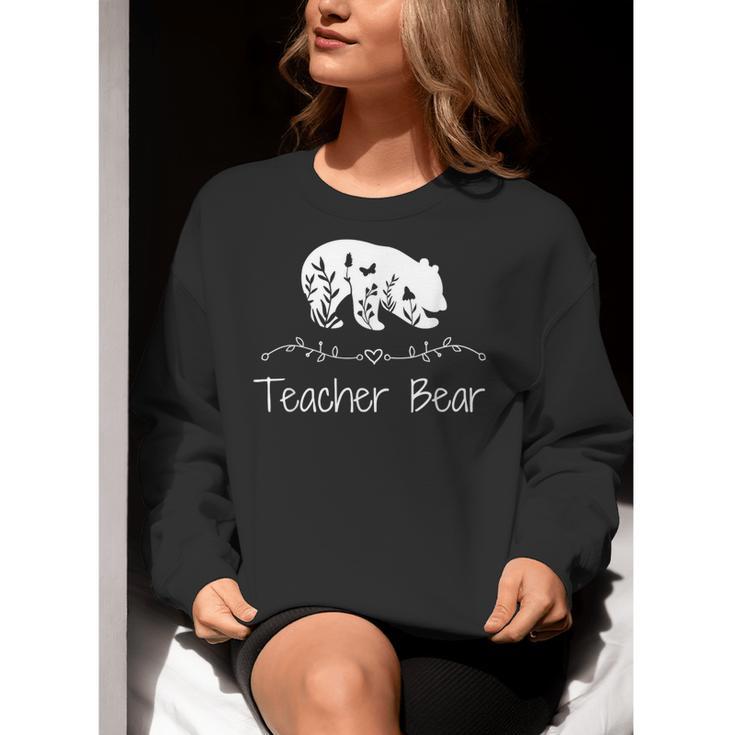 Teacher Bear For Educators Teacher Appreciation Women Crewneck Sweatshirt, funny gift Teacher Bear For Educators Teacher Appreciation Women Crewneck Sweatshirt, funny gift