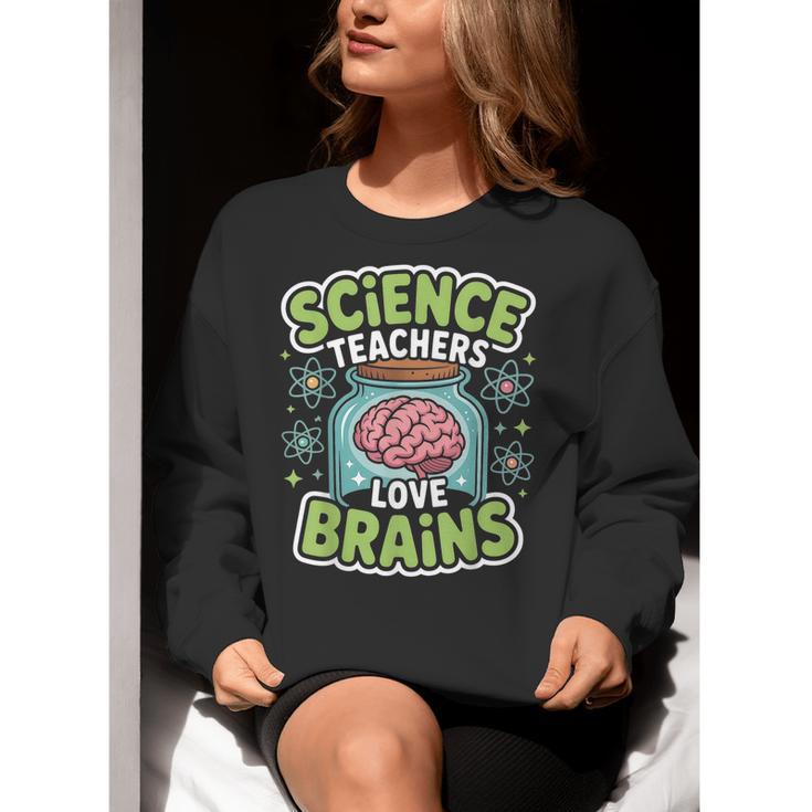 Teacher Halloween Costume Science Teachers Love Brains Women Crewneck Sweatshirt, Science Teacher Sweatshirts, funny gift Teacher Halloween Costume Science Teachers Love Brains Women Crewneck Sweatshirt, Science Teacher Sweatshirts, funny gift