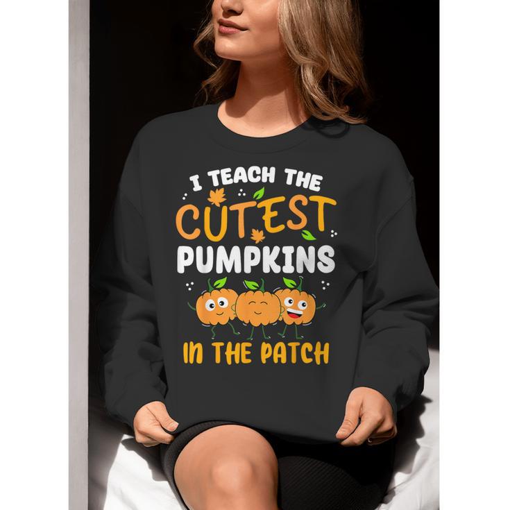 Teacher Halloween Pre-K Teacher Kindergarten Cutest Pumpkins Men Women Kids Women Crewneck Sweatshirt, funny gift Teacher Halloween Pre-K Teacher Kindergarten Cutest Pumpkins Men Women Kids Women Crewneck Sweatshirt, funny gift