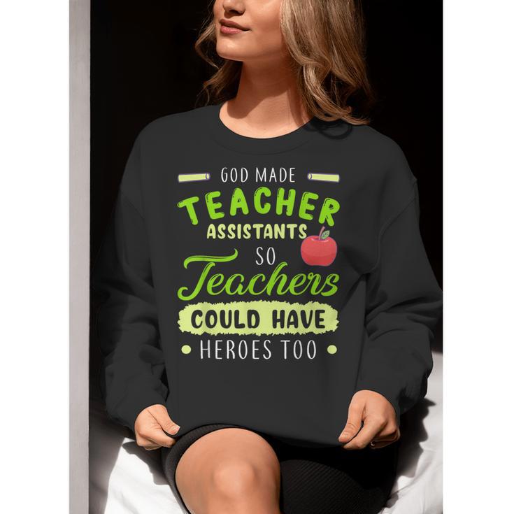 Teacher Teaching Assistant Aide Hero Women Crewneck Sweatshirt, funny gift Teacher Teaching Assistant Aide Hero Women Crewneck Sweatshirt, funny gift