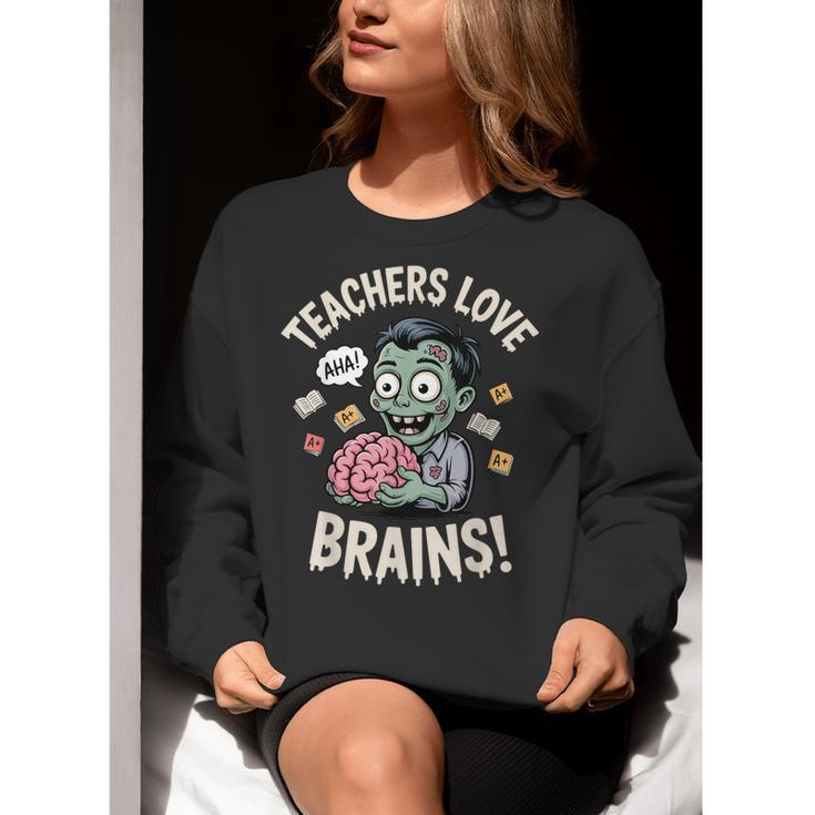 Teachers Love Brains Shirt Men Women Teacher Halloween Women Crewneck Sweatshirt, funny gift Teachers Love Brains Shirt Men Women Teacher Halloween Women Crewneck Sweatshirt, funny gift
