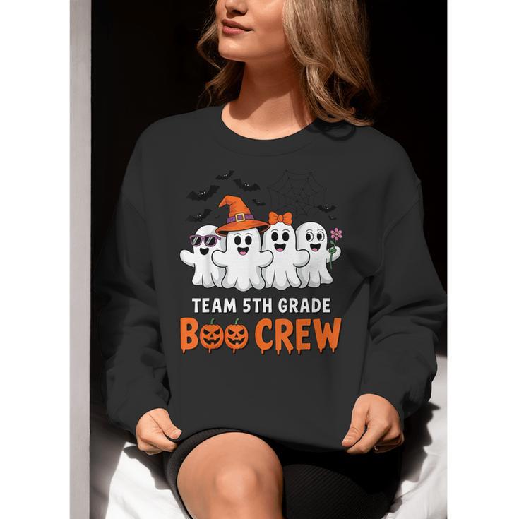 Team 5th Grade Boo Crew Halloween Teacher Student Costume Women Crewneck Sweatshirt, funny gift Team 5th Grade Boo Crew Halloween Teacher Student Costume Women Crewneck Sweatshirt, funny gift
