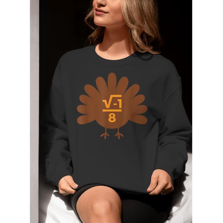 Thanksgiving Math Teacher Math Symbol Men Women Girls Kids Women Crewneck Sweatshirt, funny gift