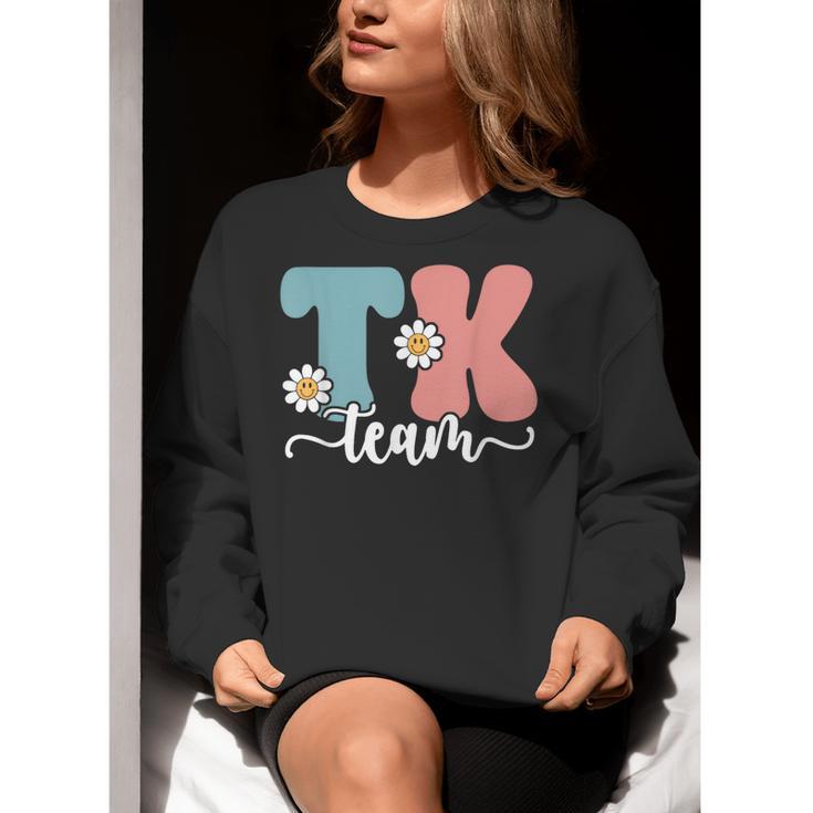TK Team Back To School Teachers Students Team TK Women Crewneck Sweatshirt, funny gift TK Team Back To School Teachers Students Team TK Women Crewneck Sweatshirt, funny gift