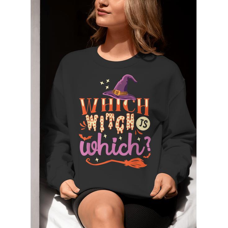 Which Witch Is Which Halloween English Teacher Women Crewneck Sweatshirt, English Teacher Sweatshirts, funny gift Which Witch Is Which Halloween English Teacher Women Crewneck Sweatshirt, English Teacher Sweatshirts, funny gift
