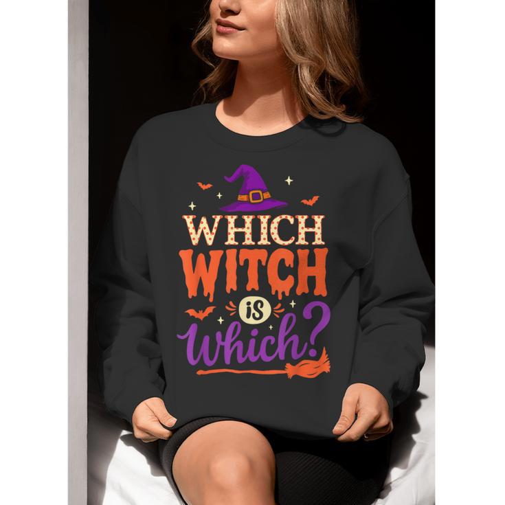 Which Witch Is Which Halloween For Women Men English Teacher Women Crewneck Sweatshirt, English Teacher Sweatshirts, funny gift