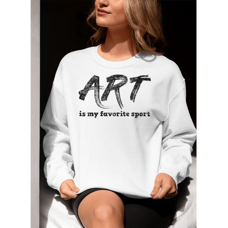 Art Teacher Women Crewneck Sweatshirt, funny gift
