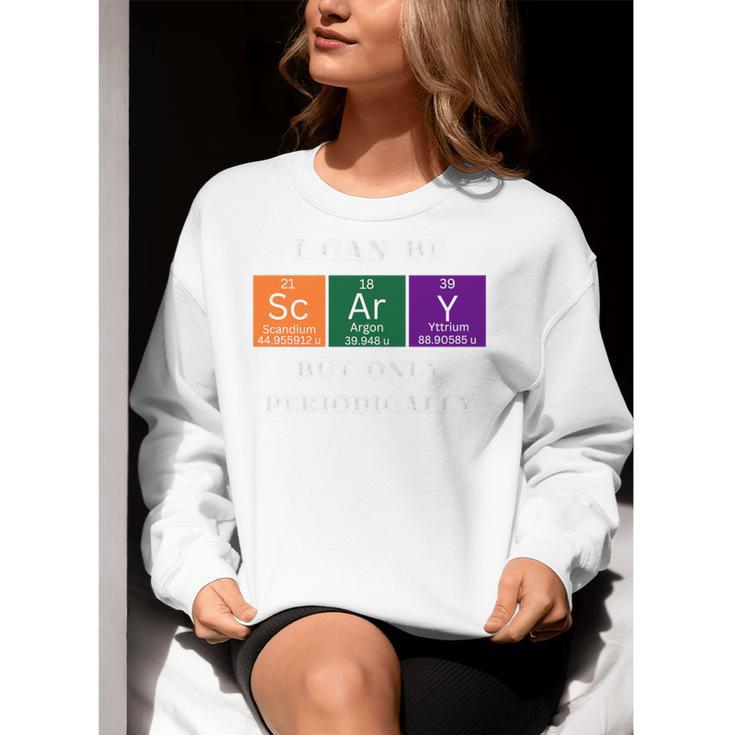 Chemisty Science Teacher Periodic Table Halloween Women Crewneck Sweatshirt, Science Teacher Sweatshirts, funny gift Chemisty Science Teacher Periodic Table Halloween Women Crewneck Sweatshirt, Science Teacher Sweatshirts, funny gift
