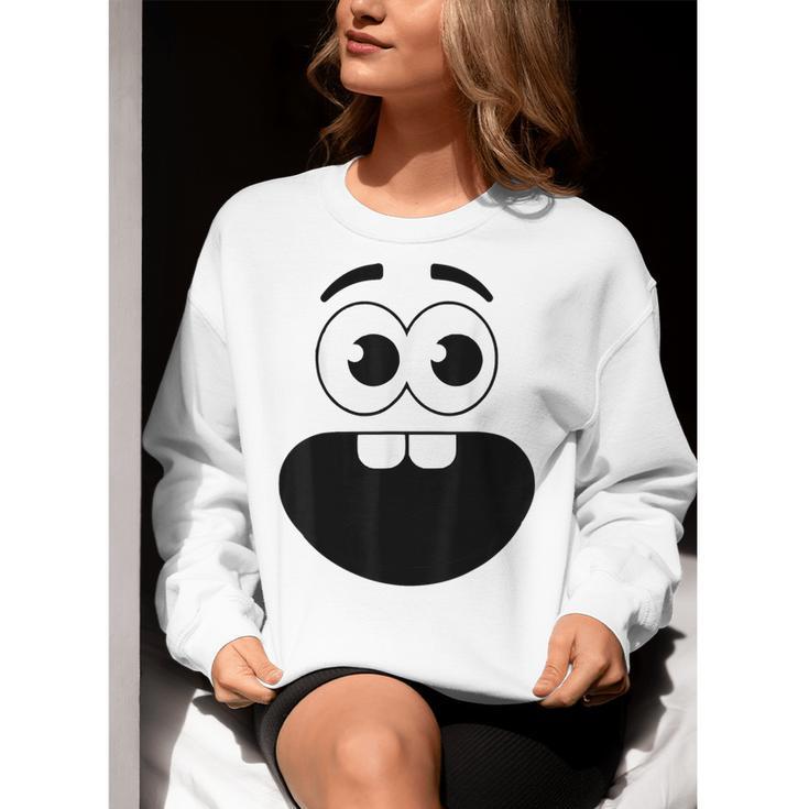 Creepy Carrots Face Teacher Halloween Costume Matching Women Crewneck Sweatshirt, funny gift Creepy Carrots Face Teacher Halloween Costume Matching Women Crewneck Sweatshirt, funny gift