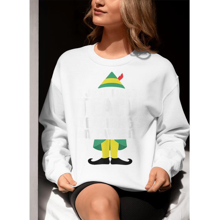 Duble2t I Just Like To Teach Teachings My Favorite Elf Teacher -Adults & -Kids Red Short Sleeve Women Crewneck Sweatshirt, funny gift Duble2t I Just Like To Teach Teachings My Favorite Elf Teacher -Adults & -Kids Red Short Sleeve Women Crewneck Sweatshirt, funny gift