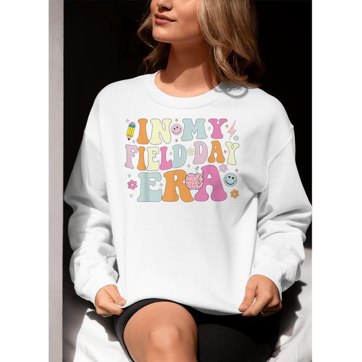 In My Field Day Era Teacher Kids Cute Groovy Field Day Women Crewneck Sweatshirt, Groovy Teacher Sweatshirts, funny gift In My Field Day Era Teacher Kids Cute Groovy Field Day Women Crewneck Sweatshirt, Groovy Teacher Sweatshirts, funny gift